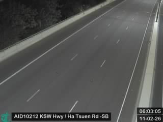 港深西部公路近廈村路 - 南行