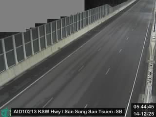 港深西部公路近新生新村 - 南行