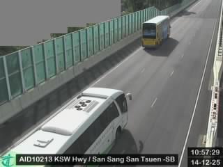 港深西部公路近新生新村 - 南行