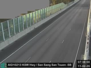 港深西部公路近新生新村 - 南行