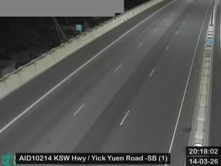 港深西部公路近亦園路 - 南行 (1)