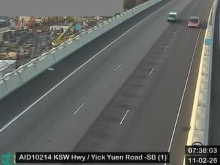 港深西部公路近亦園路 - 南行 (1)