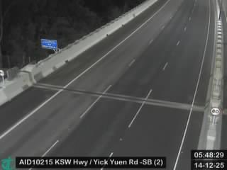 港深西部公路近亦園路 - 南行 (2)