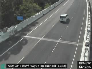 港深西部公路近亦園路 - 南行 (2)