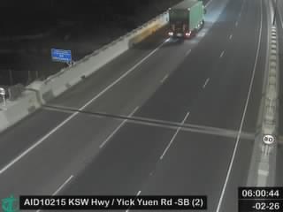 港深西部公路近亦園路 - 南行 (2)