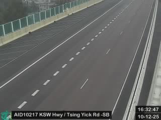 港深西部公路近青亦路 - 南行