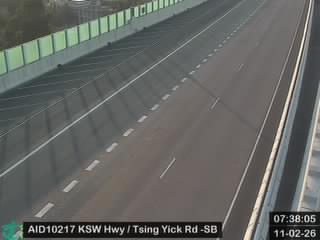 港深西部公路近青亦路 - 南行