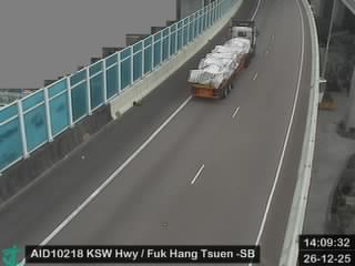 港深西部公路近福亨村 - 南行