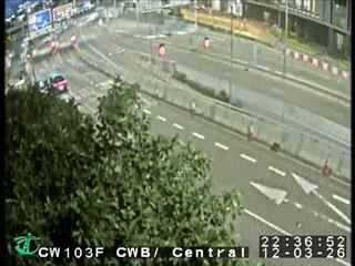 中環及灣仔繞道中環入口