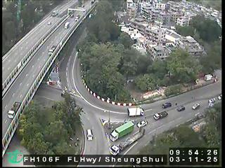 粉嶺公路上水迴旋處