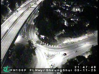 粉嶺公路上水迴旋處