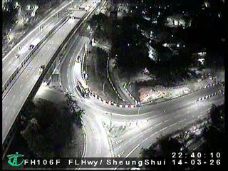 粉嶺公路上水迴旋處