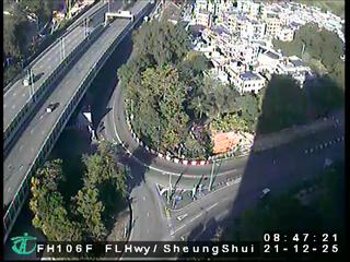 粉嶺公路上水迴旋處