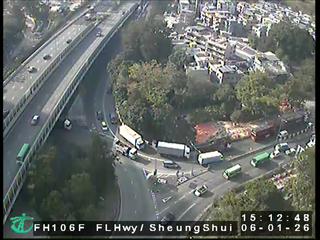 粉嶺公路上水迴旋處