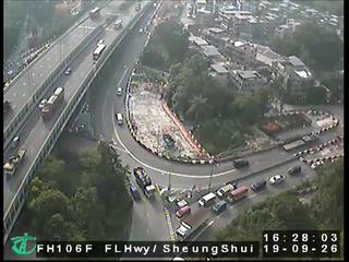 粉嶺公路上水迴旋處