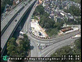 粉嶺公路上水迴旋處