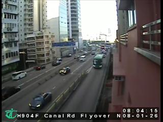 堅拿道天橋近告士打道