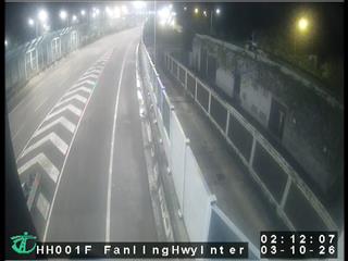 香園圍公路近粉嶺公路交滙處