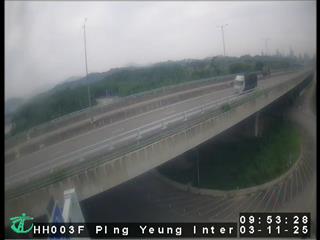 香園圍公路近坪洋交滙處