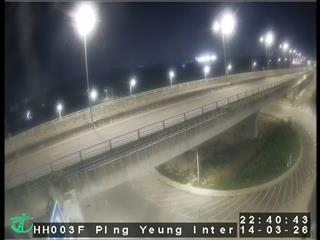 香園圍公路近坪洋交滙處