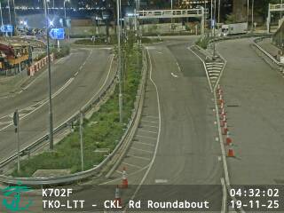 將藍隧道茶果嶺道迴旋處