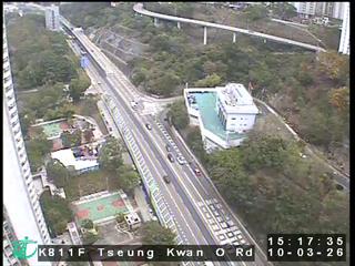 將軍澳道近翠屏南邨