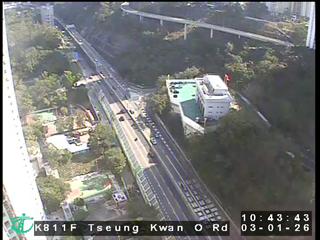 將軍澳道近翠屏南邨