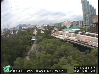 西九龍公路近荔灣交匯處