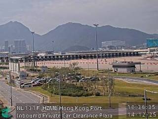 港珠澳大橋香港口岸入境客車通關廣場