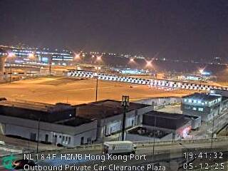 港珠澳大橋香港口岸出境客車通關廣場