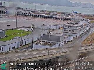 港珠澳大橋香港口岸出境客車通關廣場