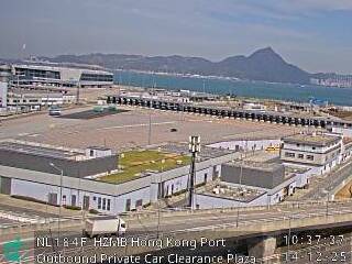 港珠澳大橋香港口岸出境客車通關廣場