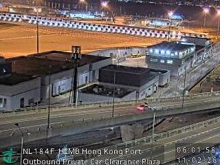 港珠澳大橋香港口岸出境客車通關廣場