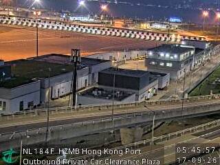 港珠澳大橋香港口岸出境客車通關廣場