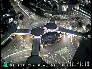 美田路近車公廟路迴旋處