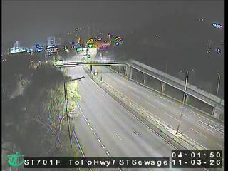 吐露港公路近沙田污水處理廠