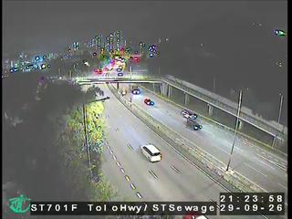 吐露港公路近沙田污水處理廠