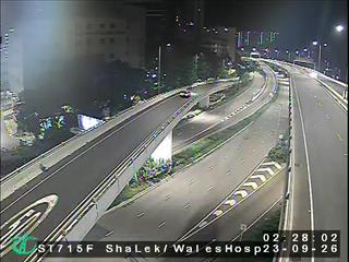 沙瀝公路近威爾斯親王醫院