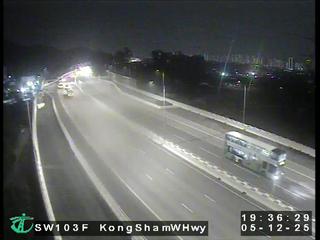 港深西部公路近青磚圍