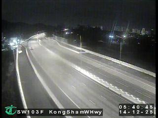 港深西部公路近青磚圍