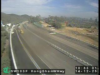 港深西部公路近青磚圍