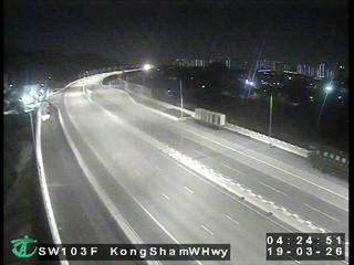 港深西部公路近青磚圍