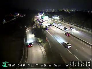 元朗公路近洪天路