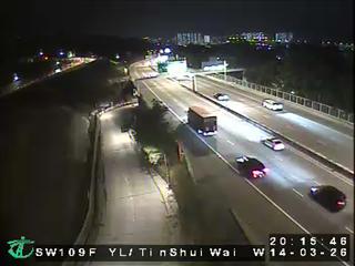 元朗公路近洪天路