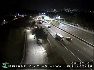 元朗公路近洪天路