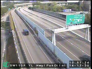 元朗公路近博愛交匯處