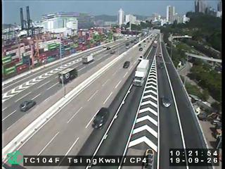 青葵公路近四號貨櫃碼頭