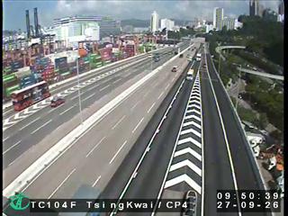 青葵公路近四號貨櫃碼頭