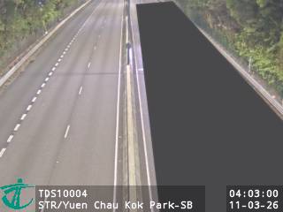 沙田路近圓洲角公園 - 南行