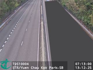 沙田路近圓洲角公園 - 南行